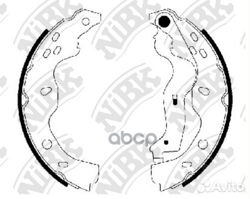 Колодки тормозные барабанные suzuki SX4 1.6 200