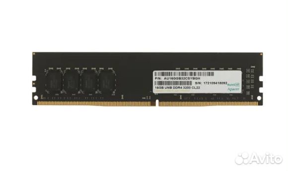 Оперативная память Apacer 16 гб DDR4 3200