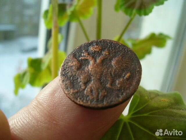 Полушка 1745г