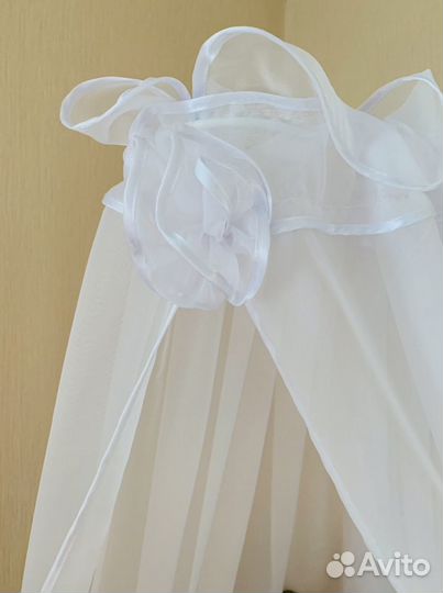 Балдахин в кроватку (вуаль)