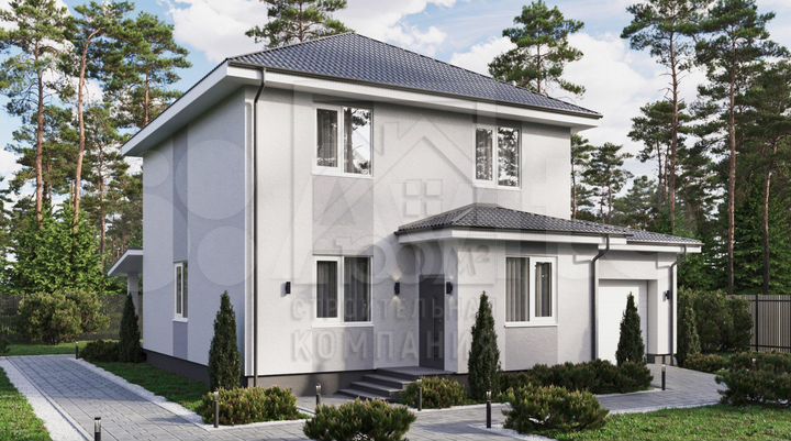 Коттедж 188 м² на участке 6,9 сот.