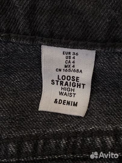 Чёрные джинсы H&M
