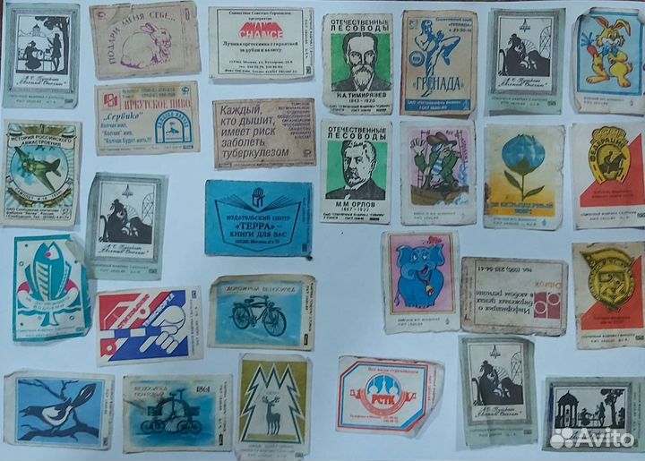 Коллеционная этикетка спичечные