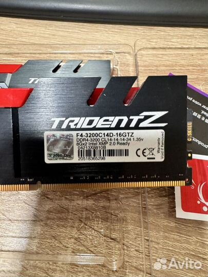 Оперативная память G.Skill ddr4 16gb 3200