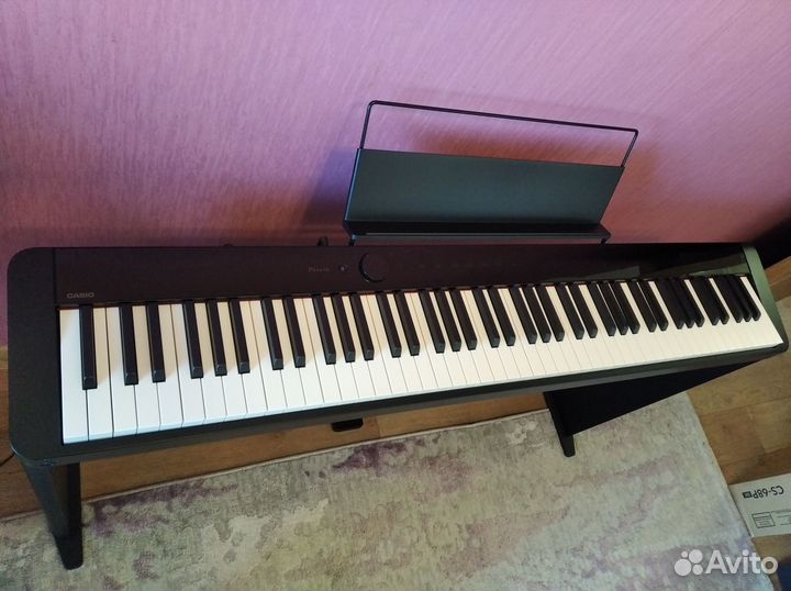 Цифровое пианино casio privia PX-S1000 BK + стойка