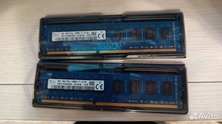 Оперативная память озу DDR3L 2x8gb 1600mhz