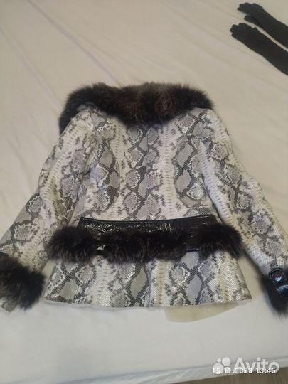 Дубленка натуральная женская 42 44 короткая