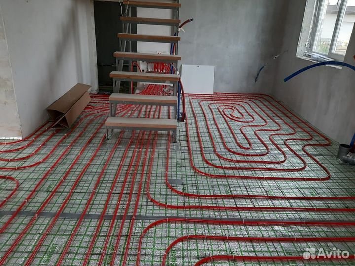 Отопление Монтаж теплых полов Монтаж отопления