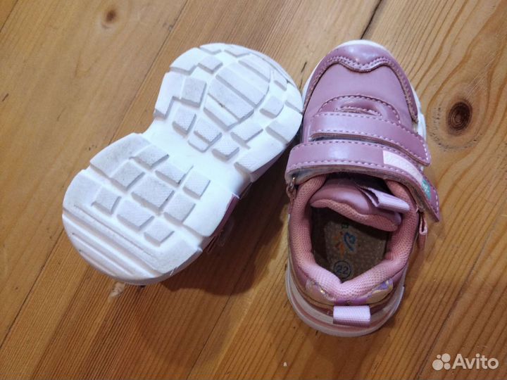 Кроссовки детские для девочки 22 размер