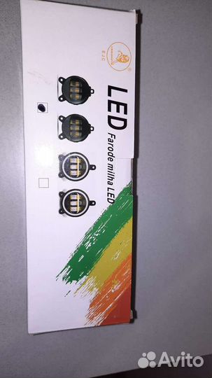 Led противотуманки на приору и газель