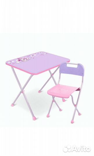 Комплект детской мебели: складной стол + стул