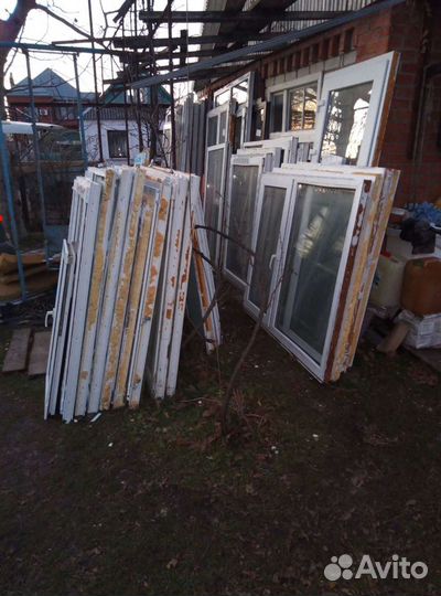 Двери окна пластиковые бу