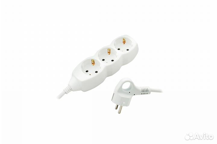 Удлинитель с заземлением (3 розетки; 5 м) старт S