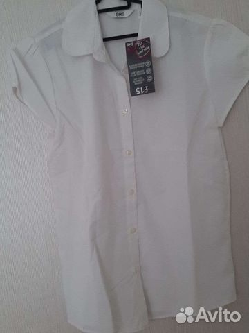 Рубашка белая новая,152