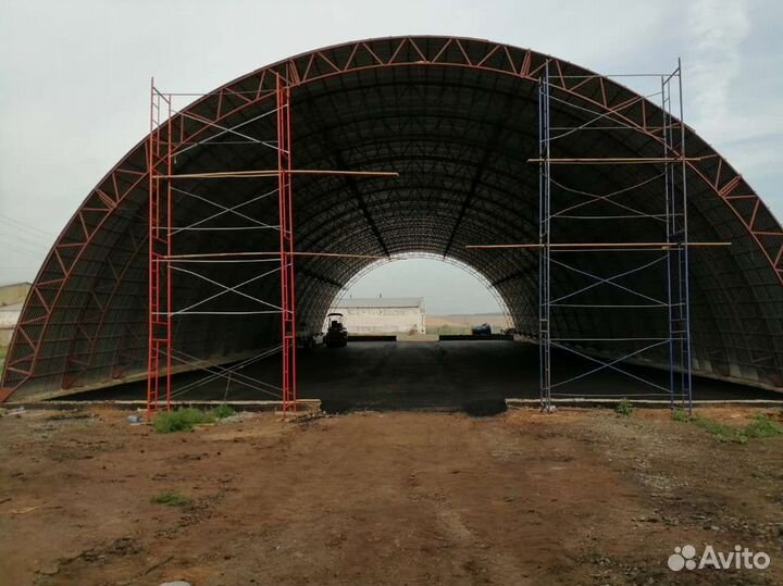 Полный Каркас ангара 18х50м. Тип А