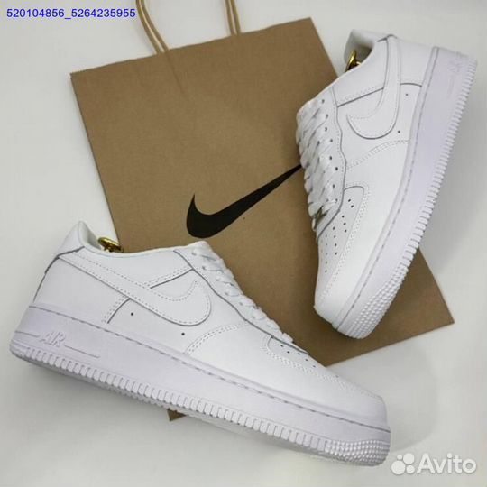 Кроссовки Nike Air Force Low White (Арт.52812)