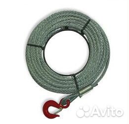Трос с крюком для рычажной лебедки (мтм) 1,6т 20м