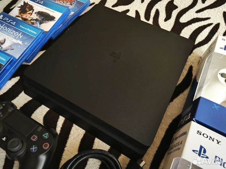 Sony PS4 Slim 500Gb + Топовые Игры