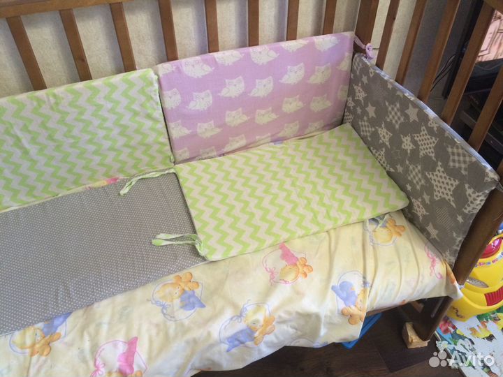 Бортики в кроватку