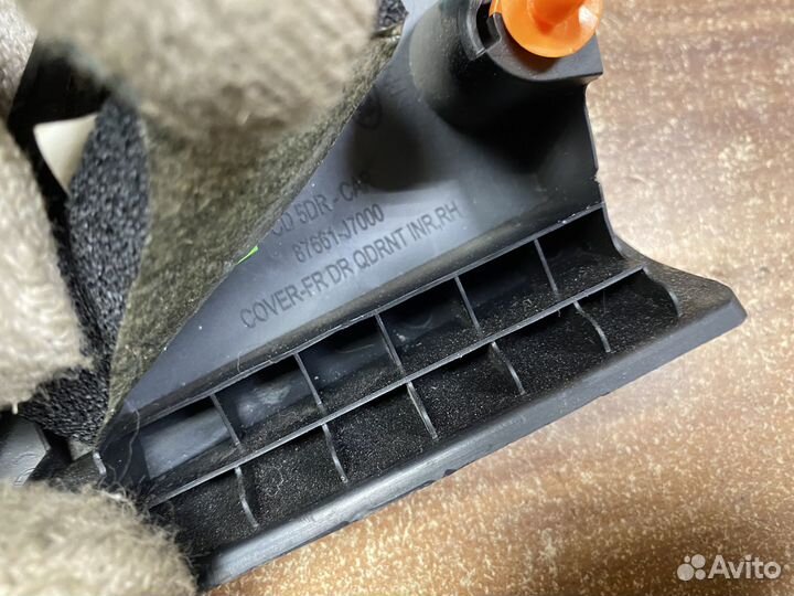 Уголок зеркала правый Kia Ceed 3