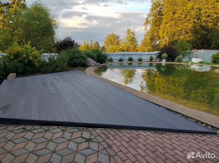 Доска из дпк для террасы