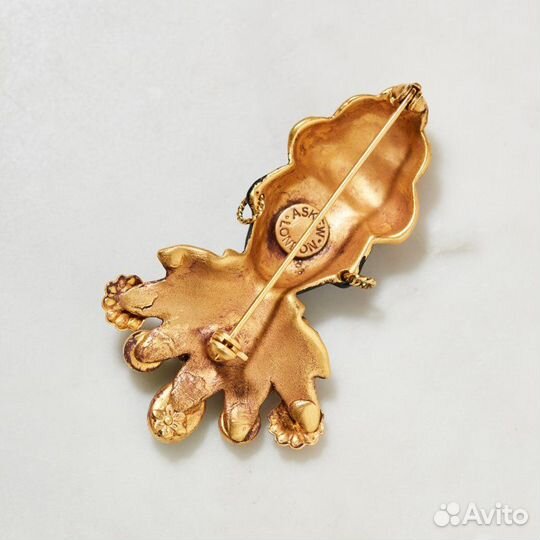 Брошь Эфиоп с камнями. Askew London