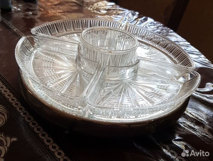 Салатница хрустальная СССР