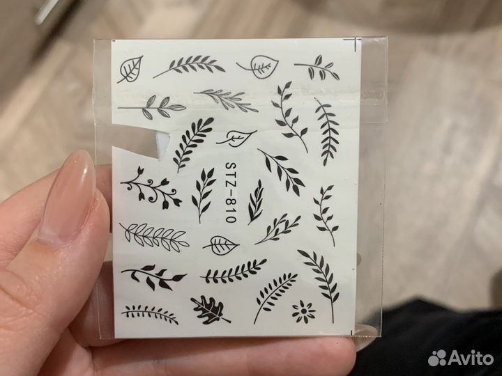 Слайдеры наклейки для ногтей