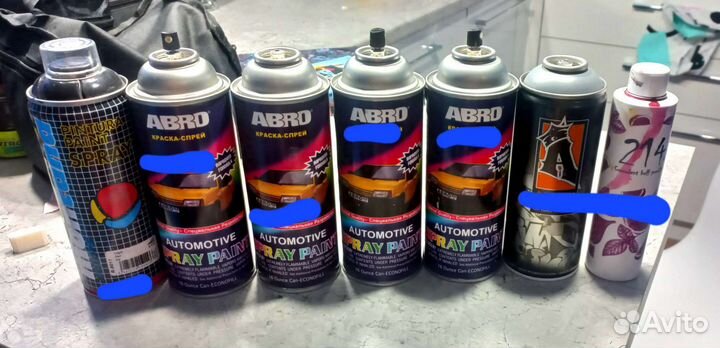 Граффити баллончики, краска, холст