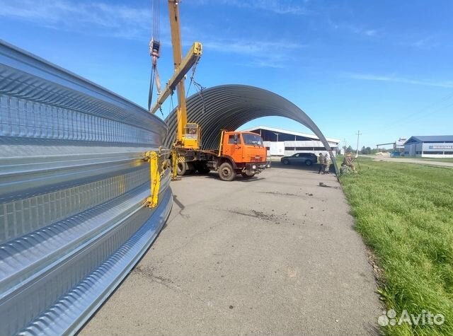 Быстровозводимые ангары в рассрочку 882 кв.м