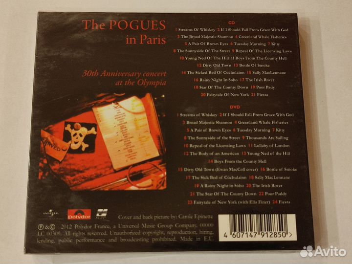 Cd+dvd The Pogues - In Paris