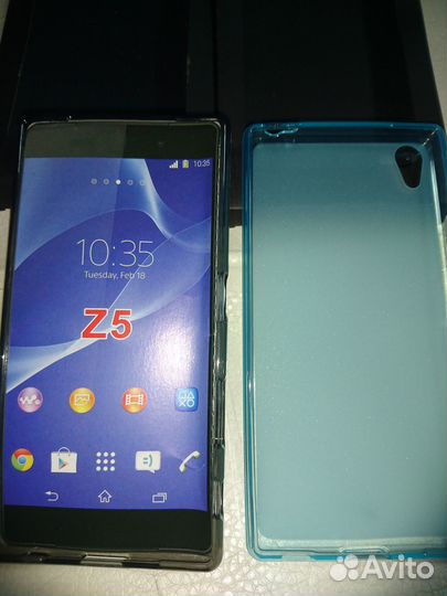 Чехлы селиконовые для Sony Xperia Z5
