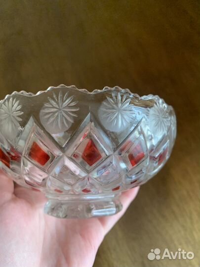 Вазочка хрусталь