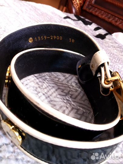 Ремень Escada кожа-лак