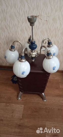 Люстра потолочная бу