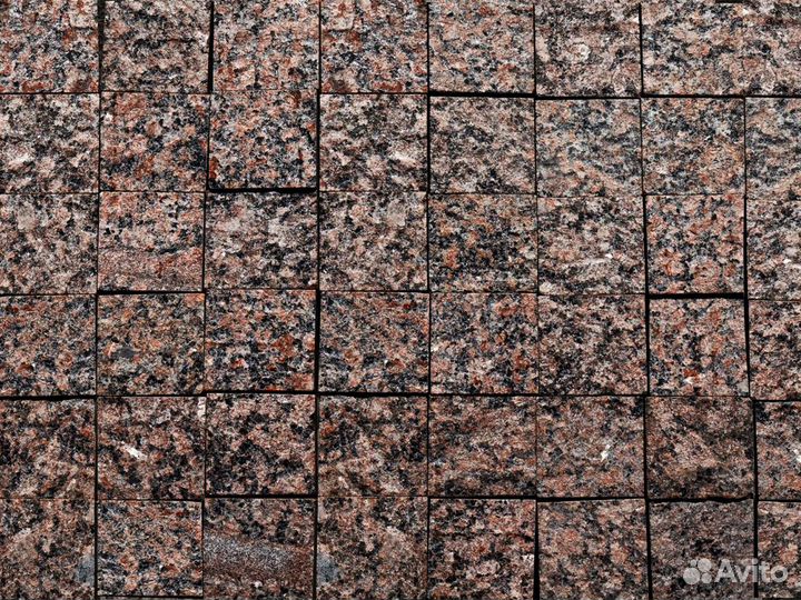 Брусчатка полнопил 100*100*50 из Красногорского