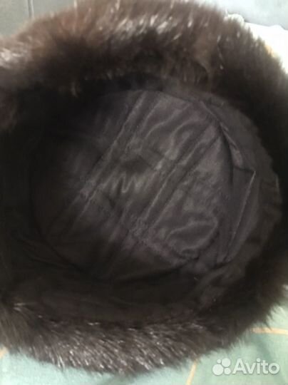 Норковая шапка мужская новая