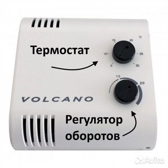 Потенциометр c термостатом VR EC (0-10V)