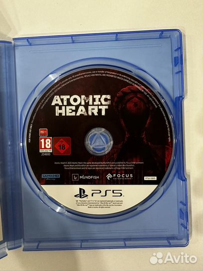 Atomic heart ps5 диск