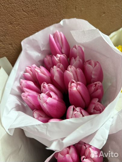 Тюльпаны к 8 марта розница