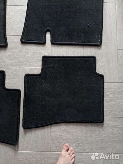 Автомобильные коврики салона hyundai solaris