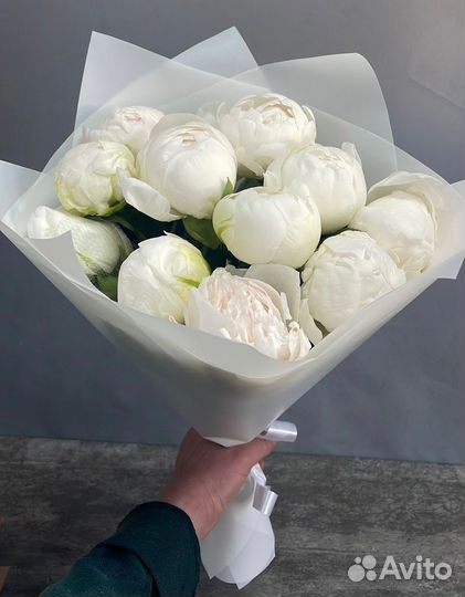 Пионы Букеты 101 Роза