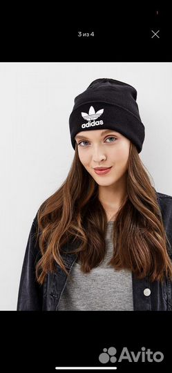 Шапка adidas Originals. Цвет черный