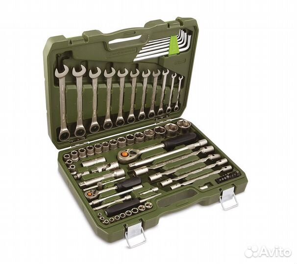 Набор головок 1.4,1.2 с трещоточными ключами 77 шт