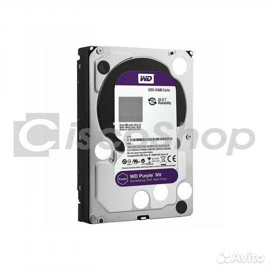 Жесткий диск Western Digital Purple 4TB 3.5