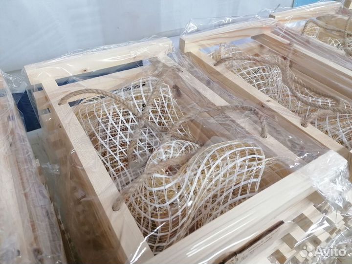 Ящик деревянный подарочный