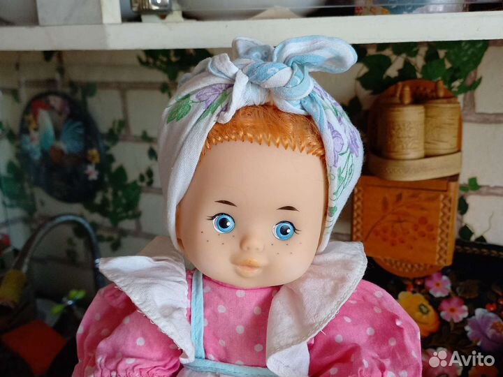 Кукла грелка на чайник СССР