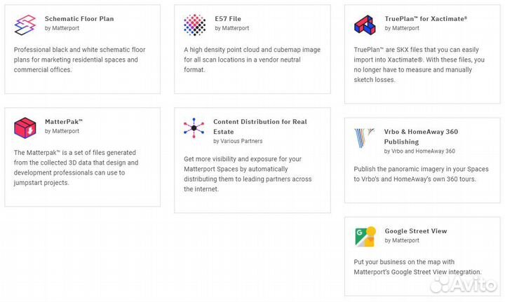 Matterport Хостинг, OBJ файлы