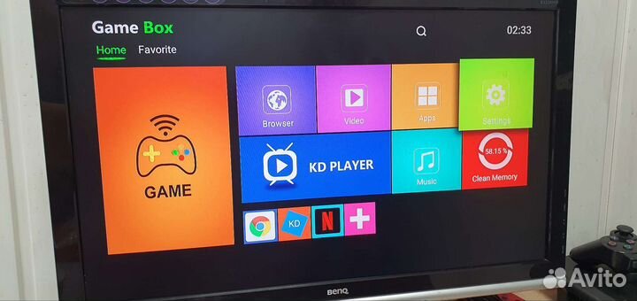 Игровая приставка GameBox TV Android