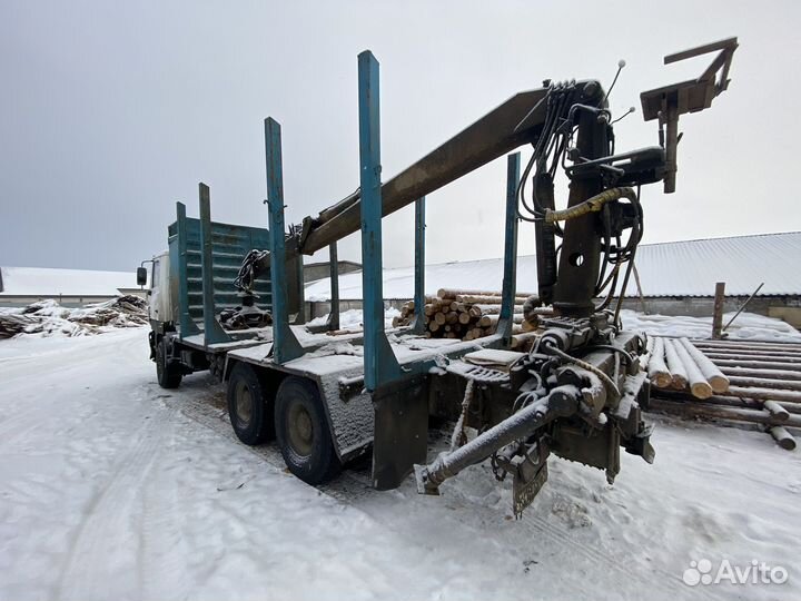 Лесовоз (сортиментовоз) МАЗ 6312 с КМУ Loglift, 2014